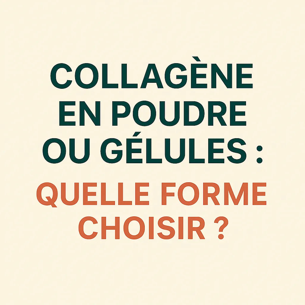 Comparatif visuel entre collagène marin en poudre et en gélules Likama