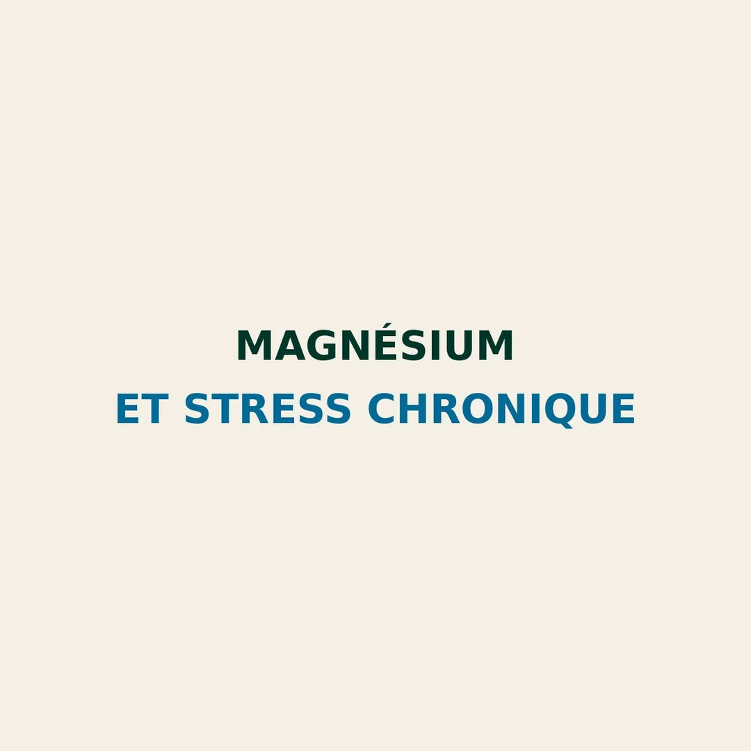 image SEO illustrant les bienfaits du magnésium contre le stress chronique, la fatigue nerveuse et les tensions mentales