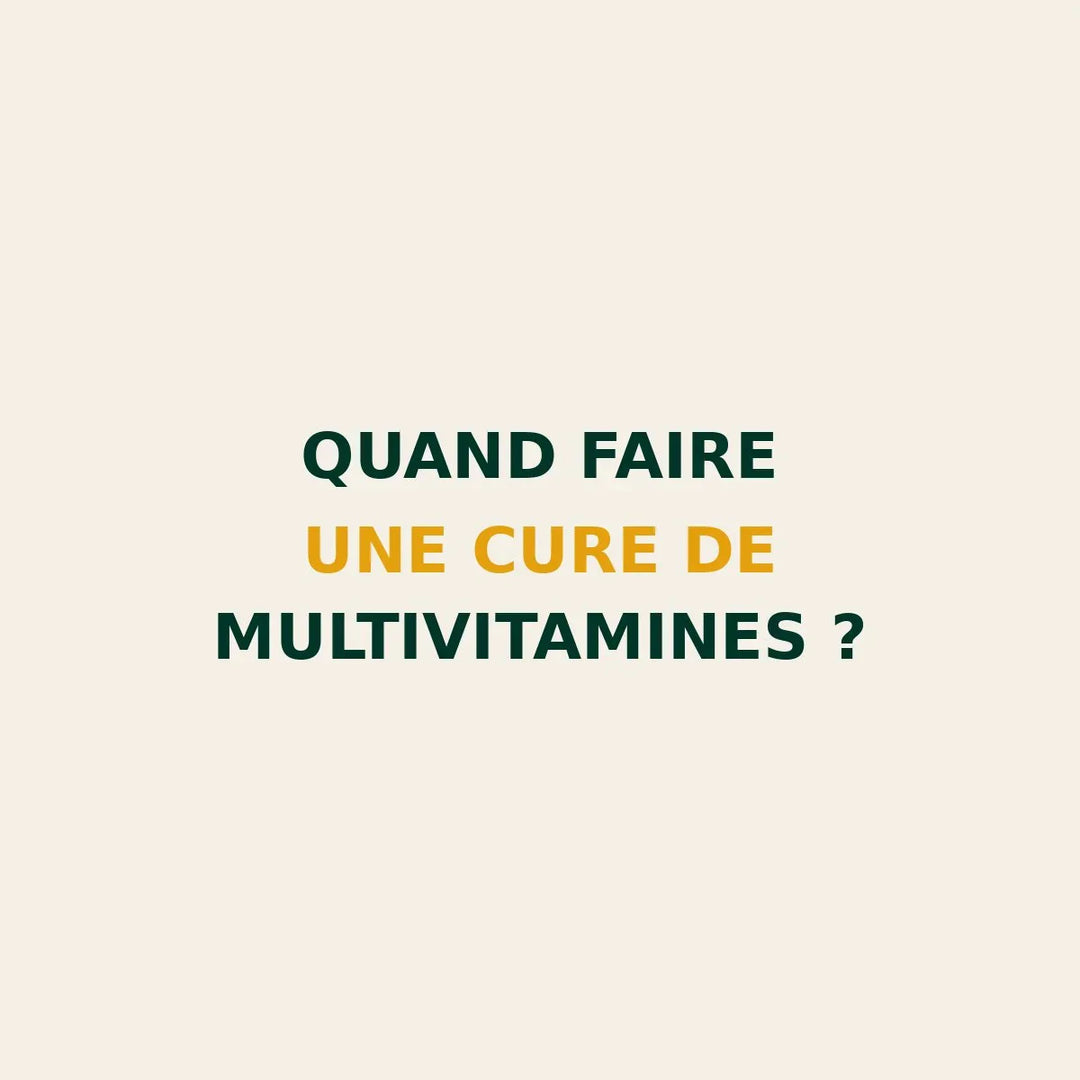 image SEO informant sur le bon moment pour commencer une cure de multivitamines pour booster l’immunité et l’énergie naturellement