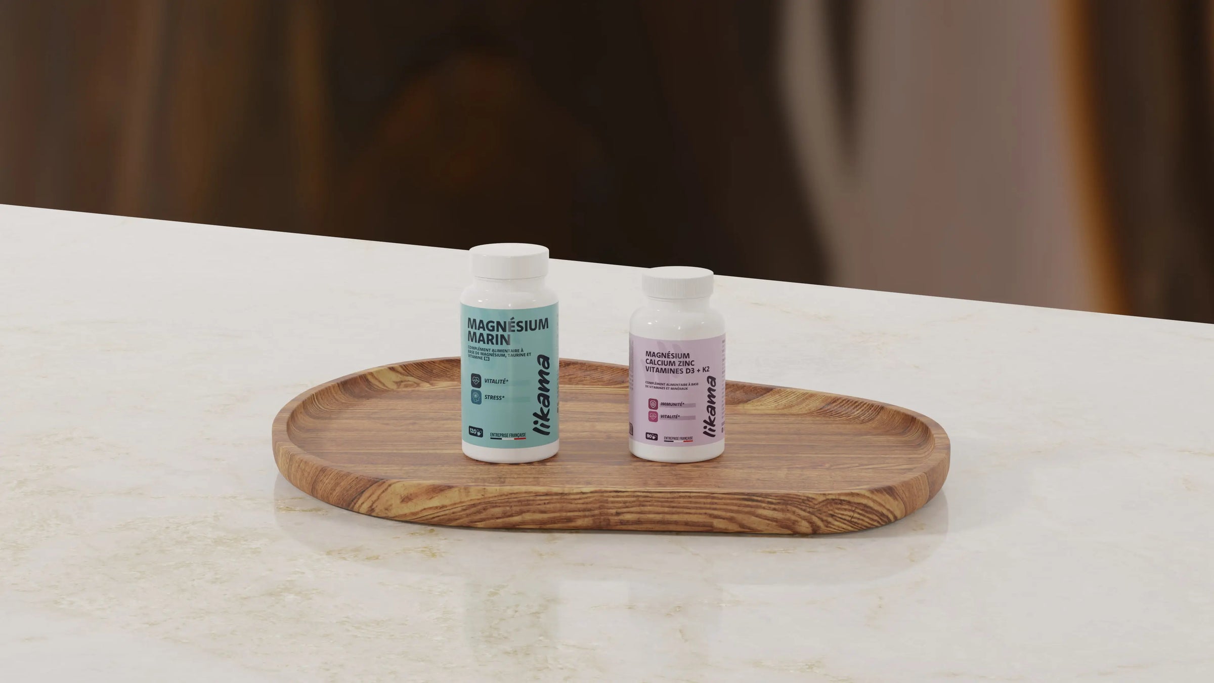  Compléments Likama magnesium marin et formule enrichie calcium zinc