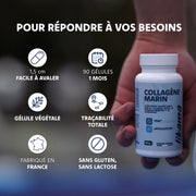 Collagene marin Likama 90 gélules 1 mois sans gluten sans lactose gelule vegetale tracabilite complete