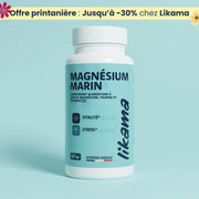 Complément magnésium marin Likama avec taurine et B6 pour stress et énergie