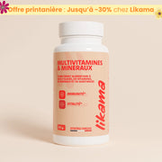 Multivitamines et minéraux Likama à base d’algues pour vitalité et immunité